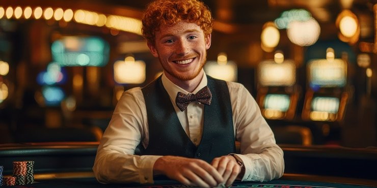 Live dealer studio lingtogel 77 dengan meja blackjack, roulette, dan baccarat yang ditayangkan langsung ke aplikasi mobile